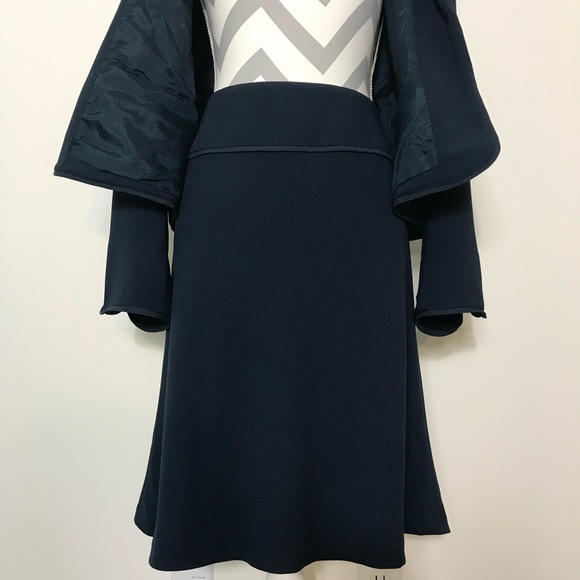 Vintage 90s Petite Sophisticate 2 Piece Skirt Suit Navy Blue Mixed Sizes 12P - Picture 11 of 13